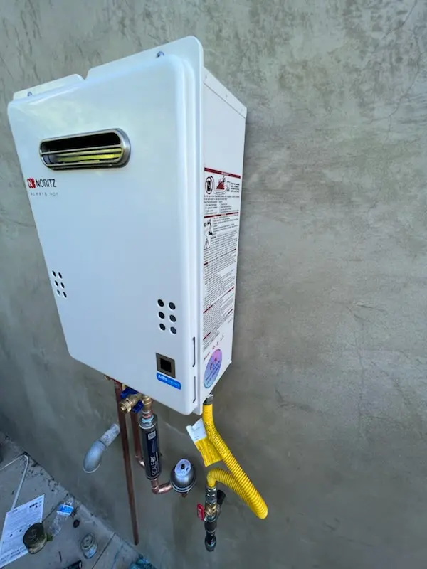 Tankless water heater installation for Glendora homes