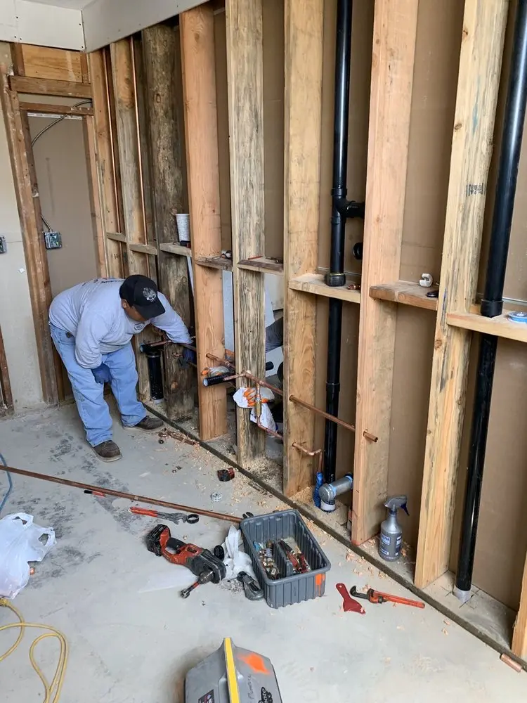 Commercial rough-in plumbing for Water Heater Replacement in Glendora